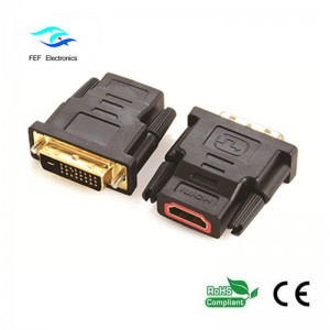 DVI (18 + 1) adaptor de sex masculin la HDMI Cod: FEF_HD-001