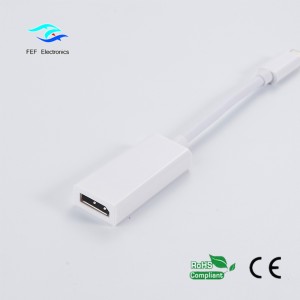 USB tip-c pentru a afișa carcasă ABS feminină