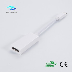 USB TYPE C pentru afișajul carcasă ABS feminină Displayport Cod: FEF-USBIC-004A